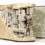 Narrative Sculptures by Brian Dettmer from old books